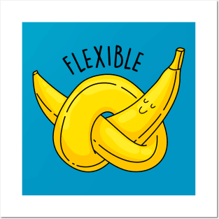 Banana and flexibility Posters and Art
